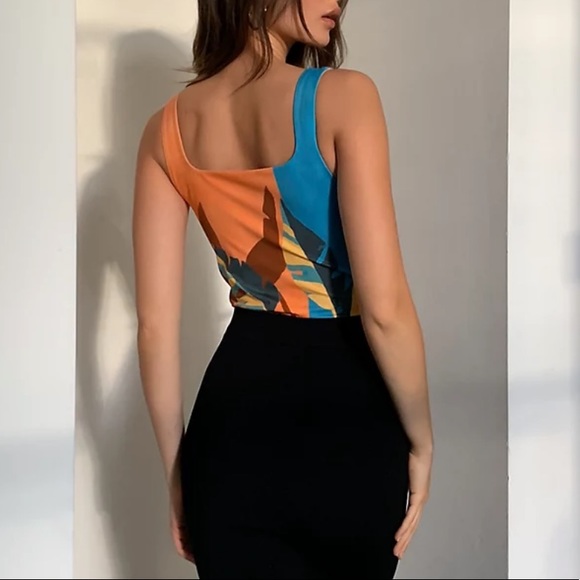 Babaton Contour Bodysuit Sunset Teal - Picture 4 of 5